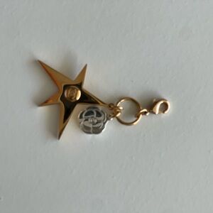 CHANEL Gold and Silver Star Charm